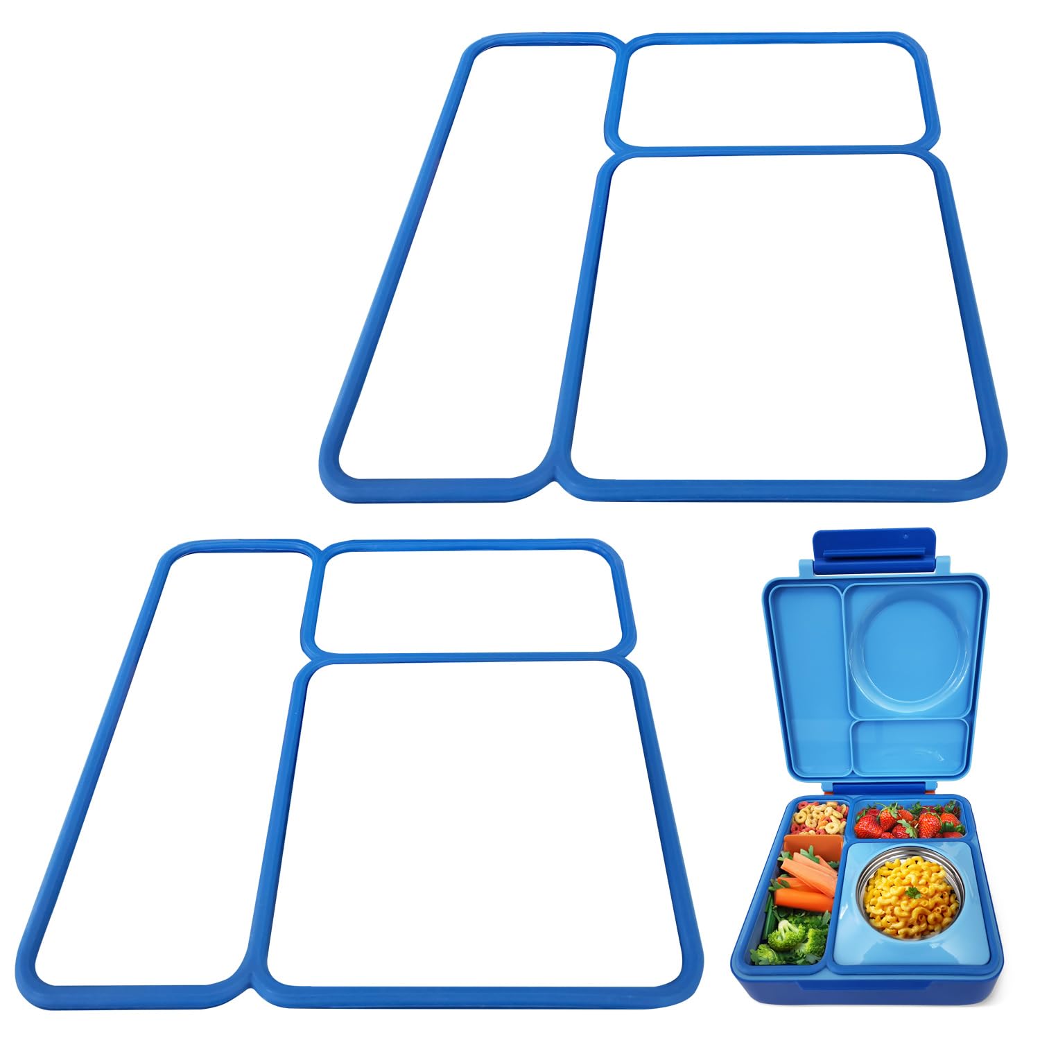 OmieBox Lid Seal Gasket - 2 Pack, Blue